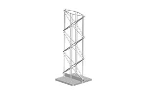 arcadia Pergone 23cm Wandsäule H:104cm, mit Fussplatte