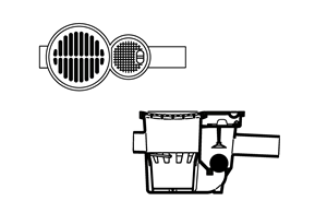 Bodenablauf mit Geruchverschluss 1792-010-00 Basel-Stadt 