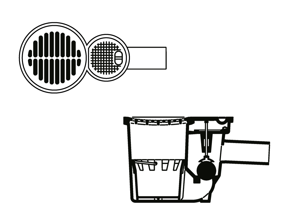 Bodenablauf mit Rückstauverschluss 1794-010-00 Basel-Stadt