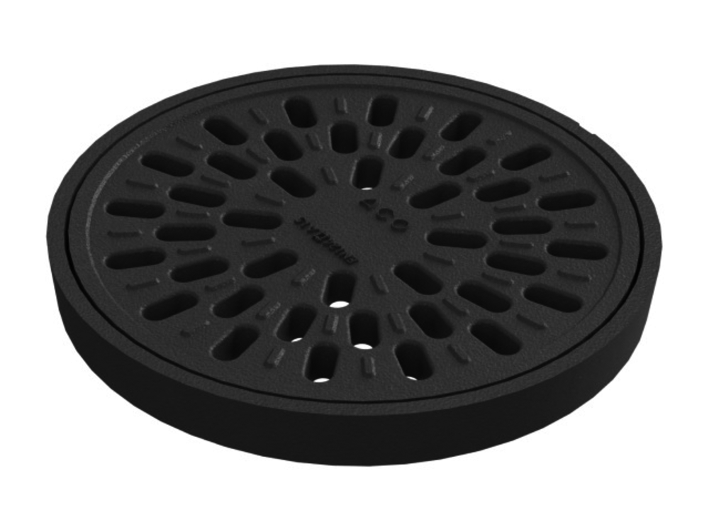 ACO Gussdeckel Ø 40cm gelocht Kl A15