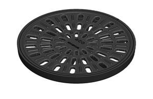 ACO Gussdeckel Ø 40cm gelocht Kl B125