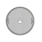 Gussdeckel 5 t. mit Handgriff Ø 100 cm
