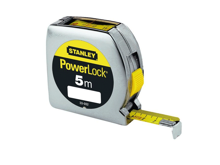 Rollmeter Powerlock Sichtfenster 5m, 19mm