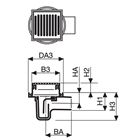 vonRoll Bodenablauf Boda 2000 1661-110-00  