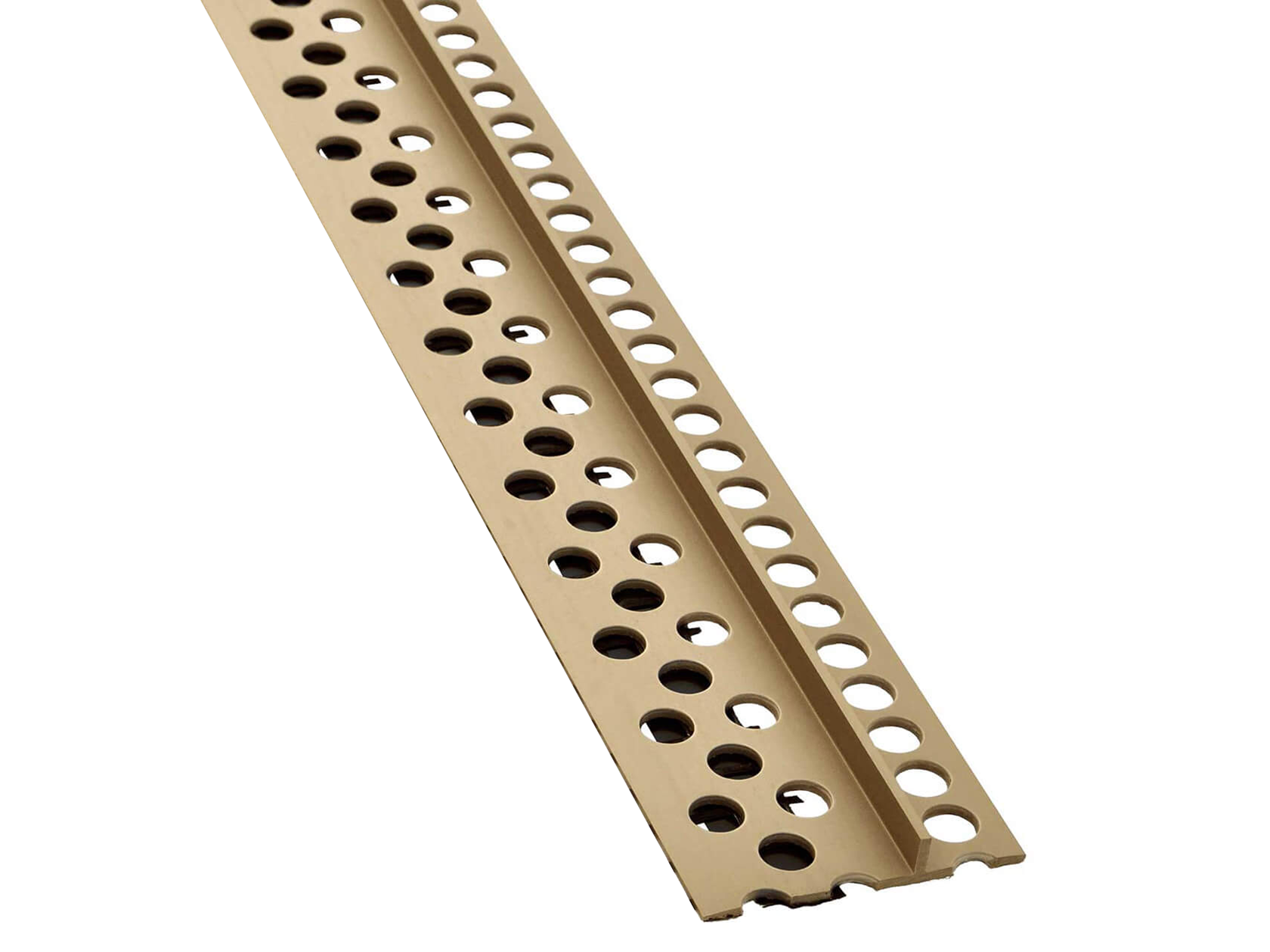 Steinfix Randabschluss gerade 10mm, PVC graubeige, 2m lang, 75x10mm  