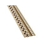 Steinfix Randabschluss gerade 10mm, PVC graubeige, 2m lang, 75x10mm
