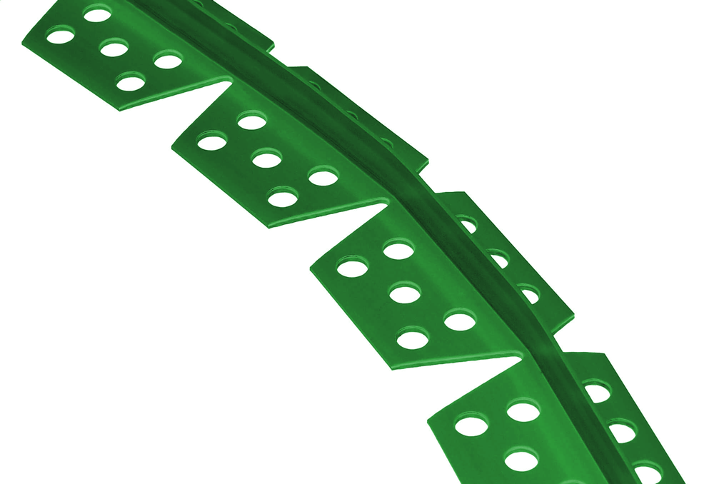 Steinfix Randabschluss rund, PVC grün, 2m lang