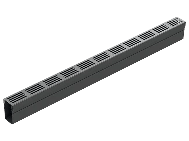 ACO Slimline Rinne mit Edelstahlrost