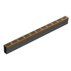 ACO Slimline Rinne mit Rost aus Cortenstahl 