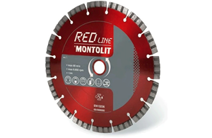 Montolit Diamanttrennscheibe Red-Line 250mm - 25,40mm / LBH250