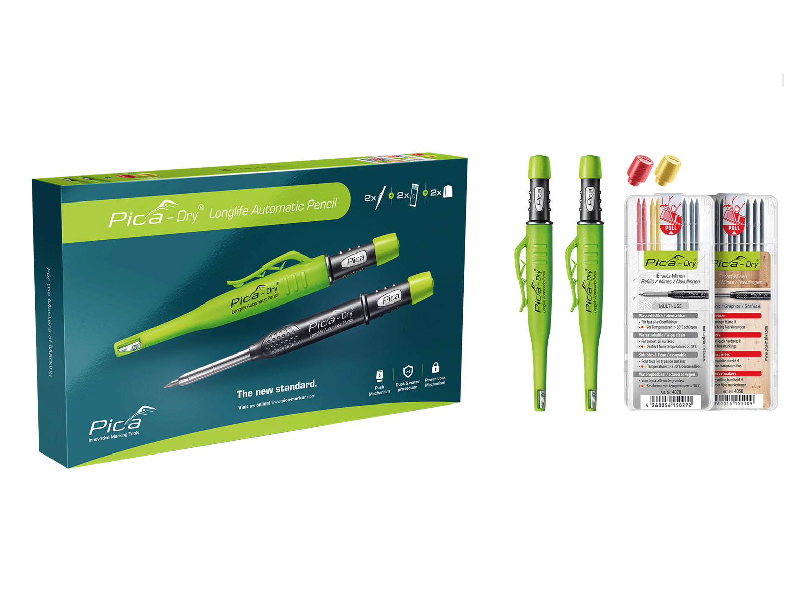 Pica Markerset Dry Longlife Automatic Pencil