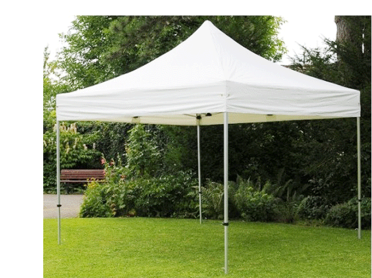 Faltzelt Profi Alu 3x3m weiss