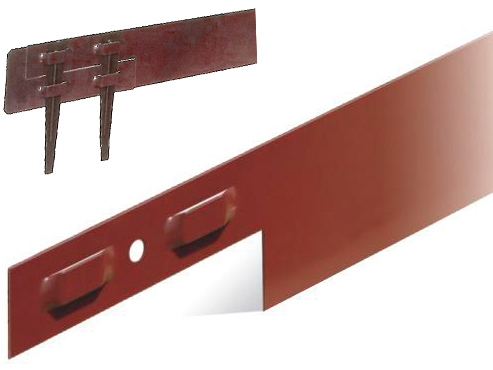 Ferrokante Randeinfassung rostend, 100mm 2m lang, 3mm stark