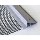 Steinfix Randabschluss Forte, PVC grau, 2m lang, 110x50mm, mit Netz 50cm