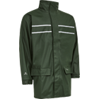 Regenjacke Dry Zone olivgrün mit Reflexstreifen