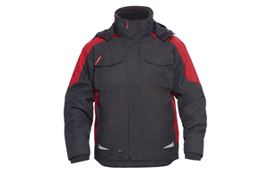 Engel Winterjacke Galaxy  anthrazit/rot