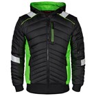 Steppjacke Cargo schwarz/grün