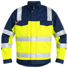 Bundjacke leuchtgelb/marine
