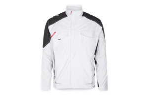 Arbeitsjacke Galaxy weiss/grau