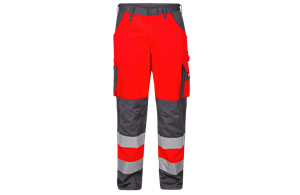 Bundhose rot/grau