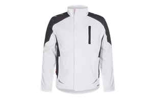 Galaxy Softshell-Jacke weiss/anthrazit