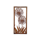 Sichtschutz rostend Allium Blüte