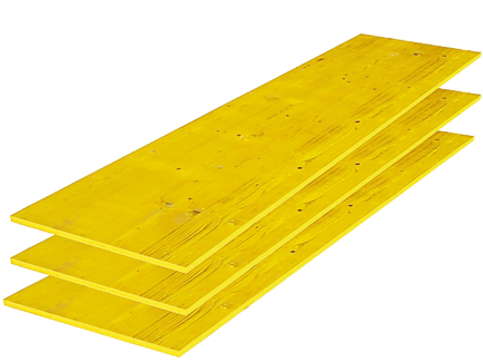 Schaltafeln gelb, L 250cm, B 50cm 