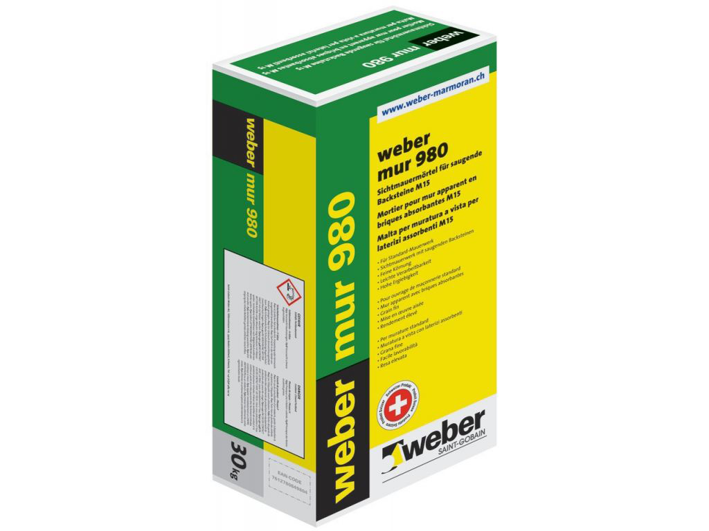 Weber mur 980 Sichtmauermörtel