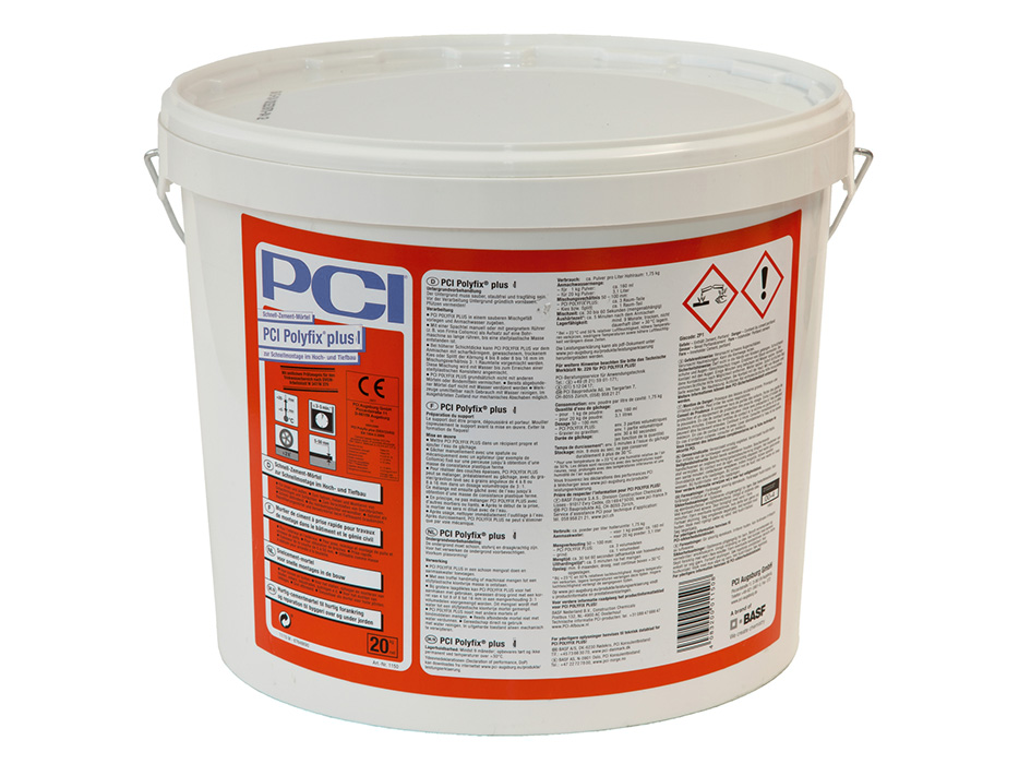PCI Polyfix® Plus L schnellabbindender (20min) wasserdichter Mörtel 