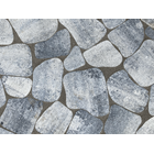 Rustico-Polygonal-Pflaster black-white mix