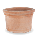 Terracotta Tontopf Cilindro, handgemacht