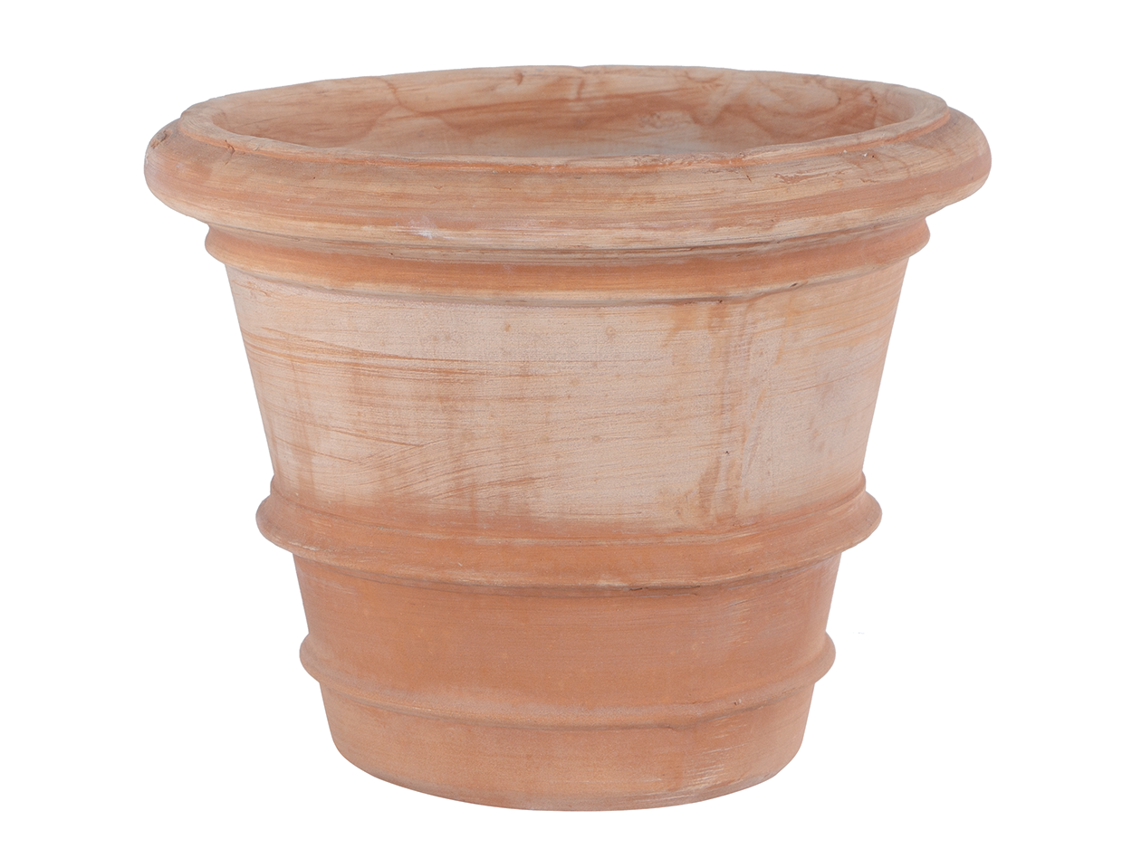 Terracotta Tontopf Conca Toscana antik, handgemacht
