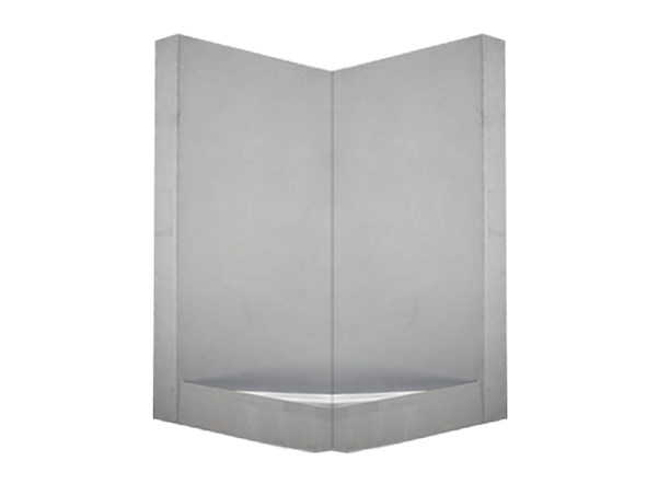 Winkelplatten L-Tec, Sichtbeton SB4, Eckteile