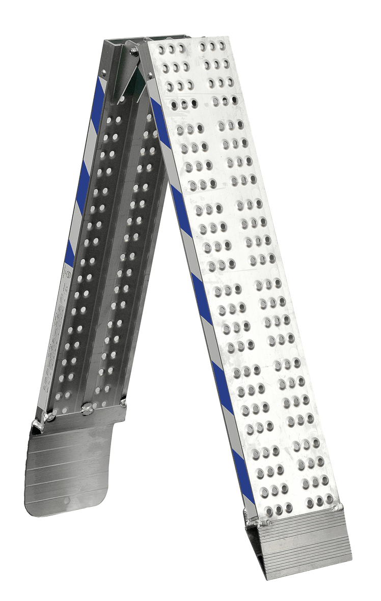 Alu-Auffahrrampe 20/150cm, klappbar, Tragkraft 313kg