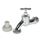 Ventil-Auslaufhahnen 3/4" mit Knebelgriff