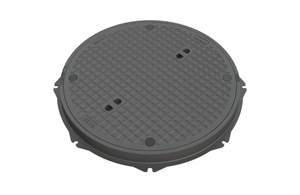 BGS Gussdeckel NW 800 B125 Handgriff verschraubt 