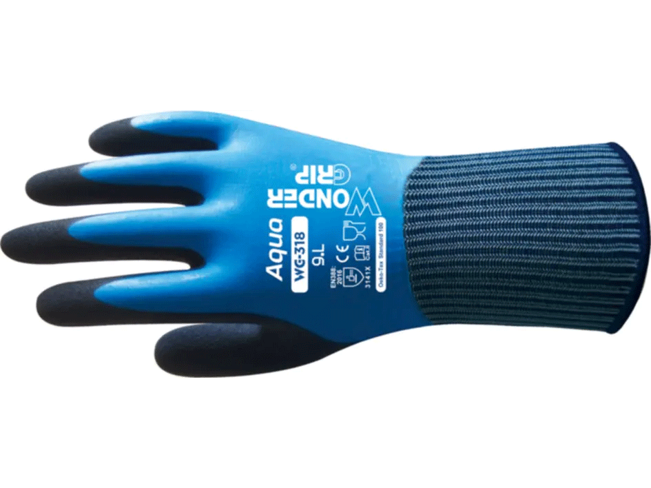 Handschuhe WG-318 Wonder Grip AQUA