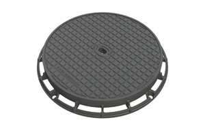 BGS Gussdeckel NW 600 D400 Pickelloch 