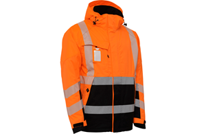 Elka Winterjacke Visible Xtreme Stretch orange/schwarz