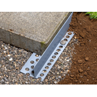 Steinfix Randabschluss h45 gerade, PVC grau, 2m lang, 75x45mm