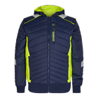 Steppjacke Cargo Blue Ink/Gelb
